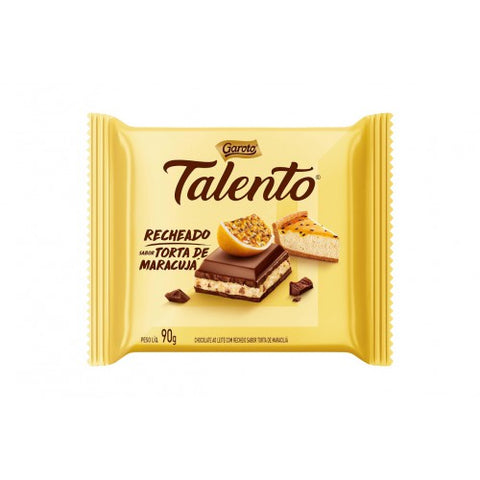 CHOCOLATE GAROTO TALENTO RECHEADO MARACUJA 90g