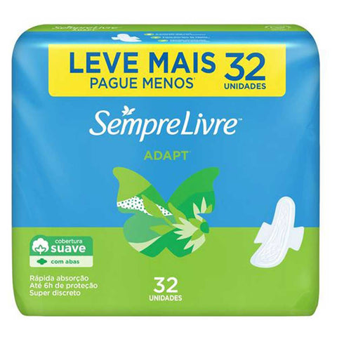 ABSORVENTE SEMPRE LIVRE ESP ADAPT L32P30 ABAS SUAVE