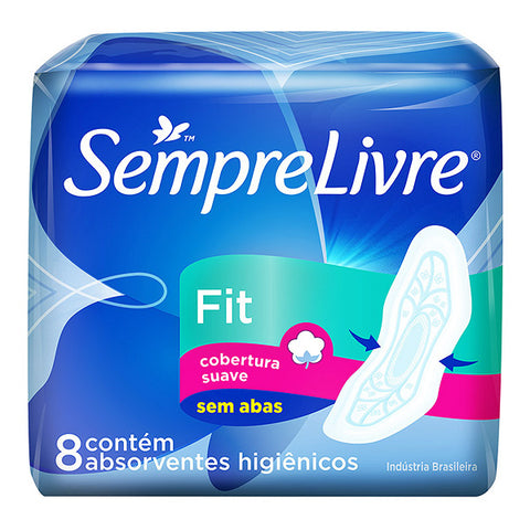 ABSORVENTE SEMPRE LIVRE MAX SUAVE SLINE C/ABAS C/8