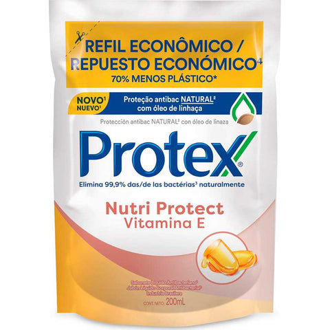 SABONETE LIQ PROTEX RF 200ML VITAMINA E