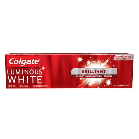 CREME DENTAL COLGATE LUMINOUS WHITE BRILHANTE 50G