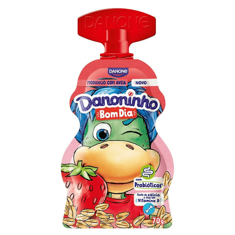 IOGURTE DANONINHO BOM DIA 70G MORANGO AVEIA