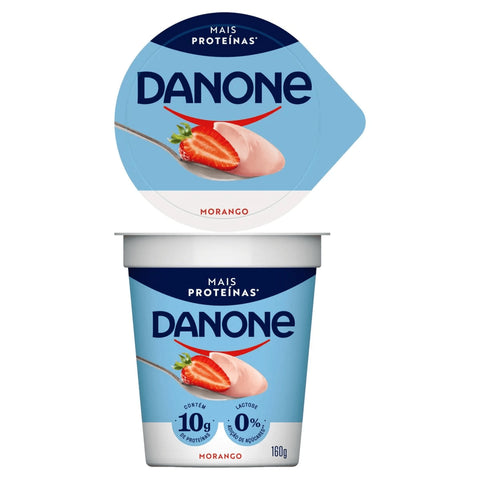 IOGURTE DANONE MAIS PROTEINAS 160G MORANGO