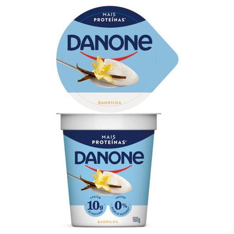 IOGURTE DANONE MAIS PROTEINAS 160G BAUNILHA