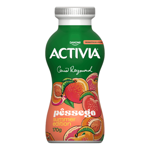 IOGURTE DANONE ACTIVIA 170g PESSEGO