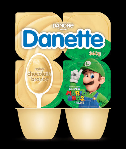 SOBREMESA DANONE DANETTE 360g CHOCOLATE BRANCO