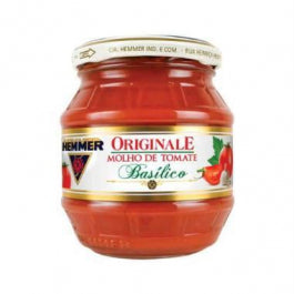 MOLHO TOMATE HEMMER ORIGINALE BASILICO VD 320G