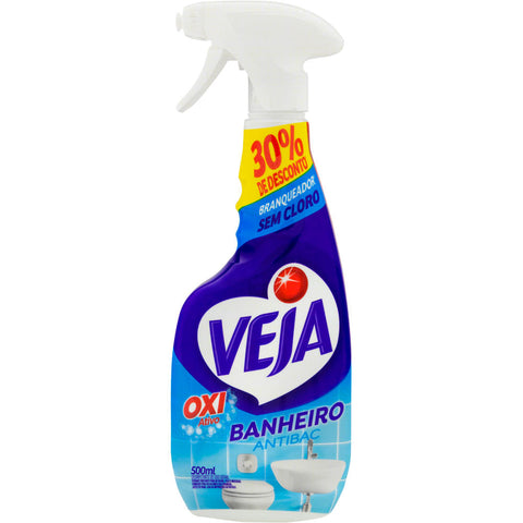 LIMPADOR VEJA BANHEIRO ANTIBAC OXI ATIVO 500ml DESC30%