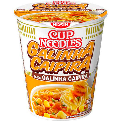 MACARRAO INST NISSIN CUP NOODLES 69g GALINHA CAIPIRA