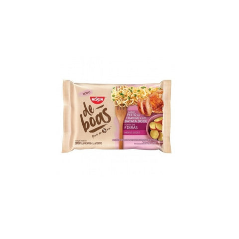 MACARRAO INSTANTANEO NISSIN DE BOAS PEITO FRANGO BATATA DOCE 75g