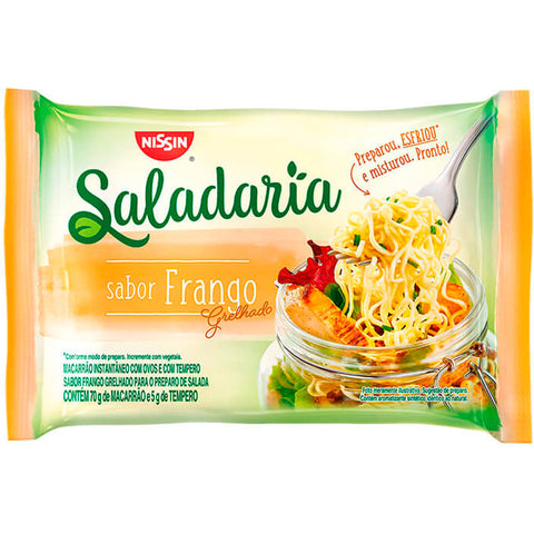 MACARRAO INSTANTANEO NISSIN SALADARIA FRANGO GRELHADO 75g
