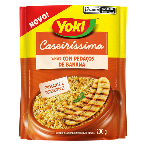 FAROFA YOKI CASEIRISSIMA 200G BANANA