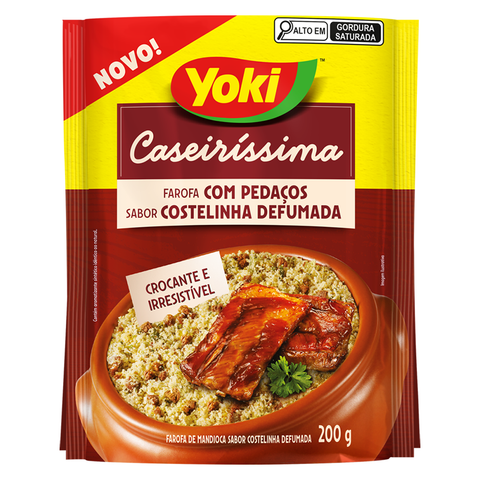 FAROFA YOKI CASEIRISSIMA 200G COSTELINHA