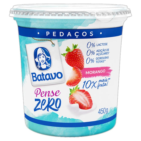 IOGURTE BATAVO PEDACOS 450G FRUTAS PENSE ZE