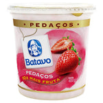 IOGURTE BATAVO PEDACOS 450G MORANGO