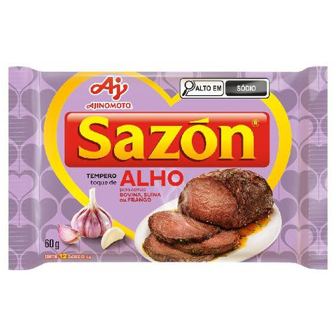 TEMPERO SAZON LILAS ALHO 60G