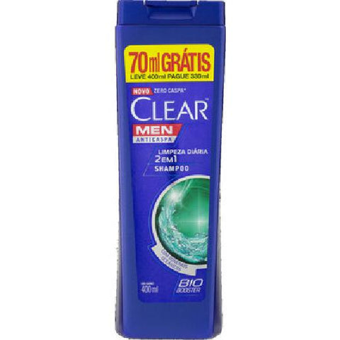 SHAMPOO CLEAR MEN ANTICASPA LIMP DIAR 2EM1 LV400PG330M