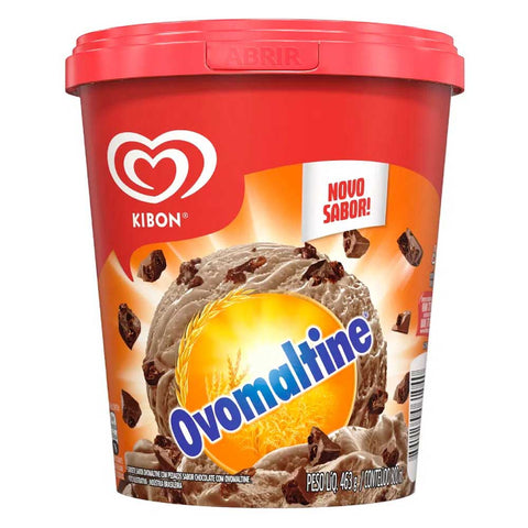 SORVETE KIBON 800ml OVOMALTINE