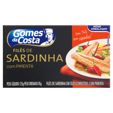 FILE SARDINHA GOMES DA COSTA 125g PIMENTA