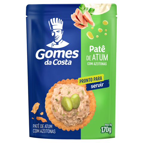 PATE GOMES DA COSTA ATUM SH 170G AZEITONAS