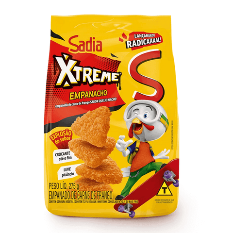 EMPANADO SADIA FGO 275G QUEIJO NACHO