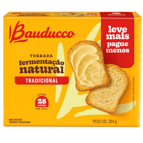 TORRADA BAUDUCCO 284G TRADICIONAL