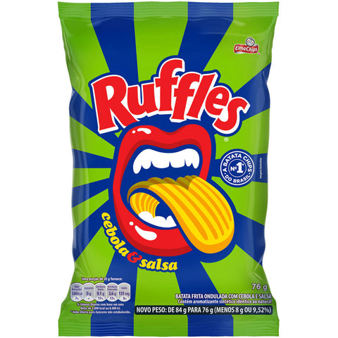 BATATA ELMA CHIPS RUFFLES CEBOLA SALSA 76g