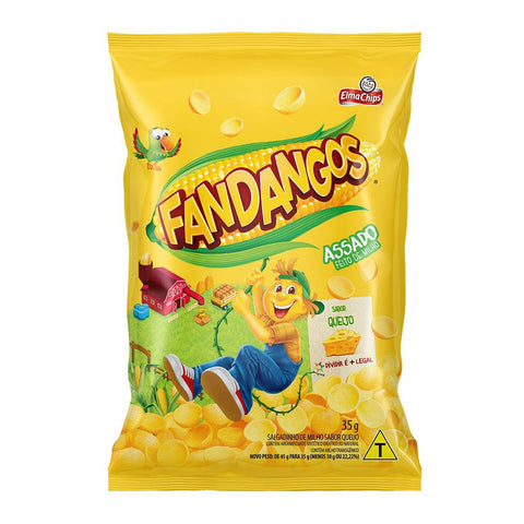 BISCOITO ELMA CHIPS FANDANGOS 35G QUEIJO
