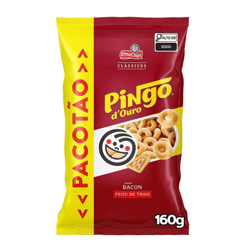 BISCOITO ELMA CHIPS PINGO D OURO 160G