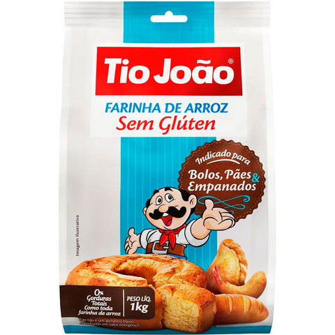 FARINHA ARROZ TIO JOAO S/GLUTEN 1kg