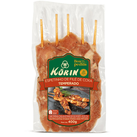 ESPETINHO FILE DE COXA KORIN 400G