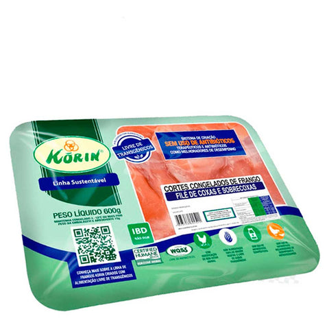 COXA FRANGO KORIN S/TRANSGENICOS BD 600g