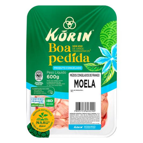 MOELA FRANGO  KORIN S/ TRANSGENICOS 600g