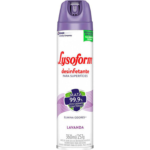 DESINFETANTE LYSOFORM BACT SPRAY 360ML LAVANDA