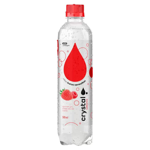 AGUA MINERAL CRYSTAL SPARKLING F VERMELHAS C/GAS 510ml