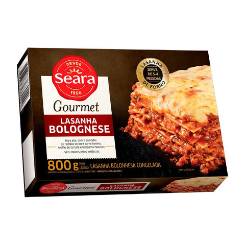 LASANHA SEARA GOURMET BOLOGNESE 800g