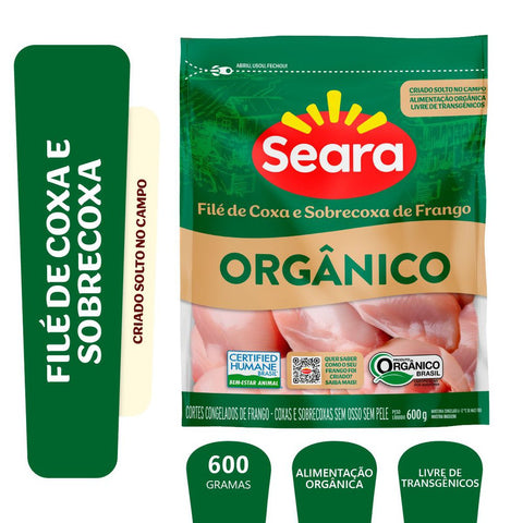 FILE COXA SOBR SEARA ORGANICO 600G SEM PELE