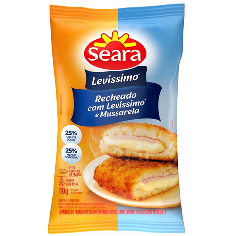 EMPANADO SEARA FRANGO LEVISSIMO MUSSARELA 110g