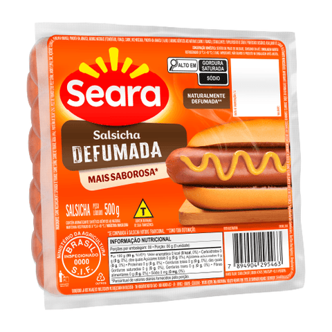 SALSICHA SEARA DEFUMADA 500G
