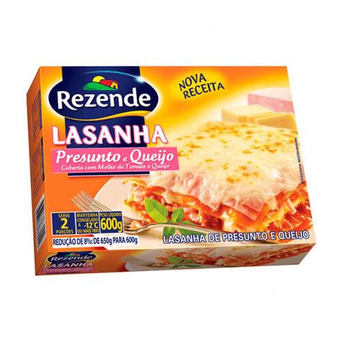 LASANHA REZENDE 600g PRESUNTO QUEIJO
