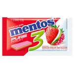 CHICLETE MENTOS PURE FRUIT MOR MACA FRAMB C/5 8,5G