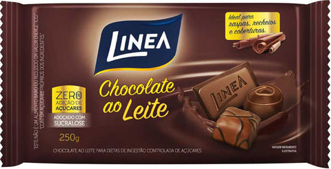 CHOCOLATE LINEA ZERO AO LEITE CULINARIO 250g