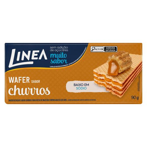 BISCOITO LINEA INTEGRAL WAFER 90G CHURROS