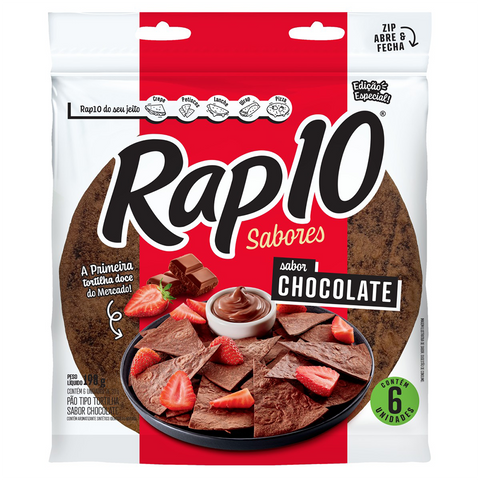 WRAP RAP 10 CHOCOLATE 198g