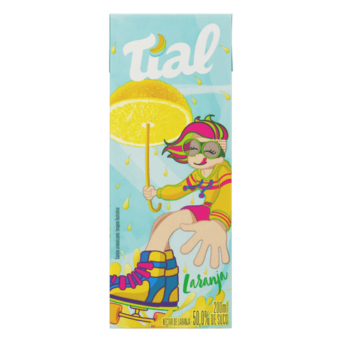 SUCO TIAL KIDS LARANJA 200ml