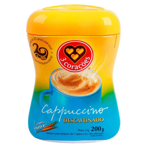 CAPPUCCINO 3 CORACOES DESCAFEINADO
