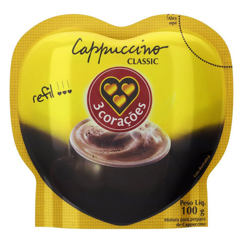 CAPPUCCINO 3 CORACOES CLASSIC SH 100G