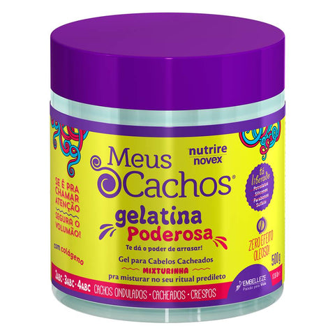 GEL NOVEX MEUS CACHOS GELATINA PODEROSA 500ml
