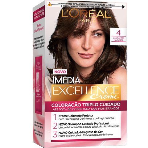 TINTA IMEDIA CREME 4 CASTANHO NATURAL