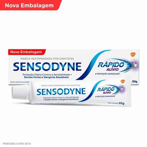 CREME DENTAL SENSODYNE RAPIDO ALIVIO 50g